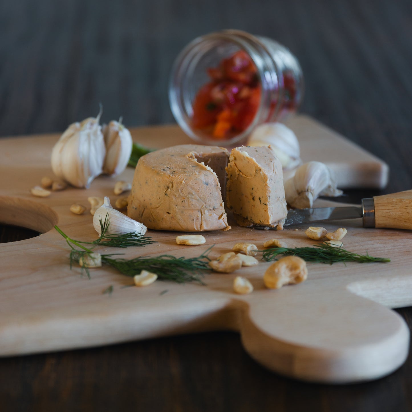 Sundried Tomato Cashew Brie
